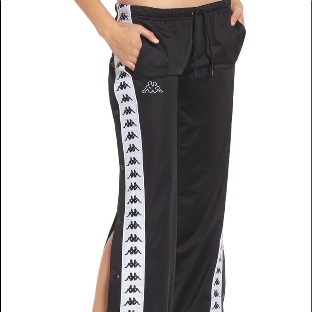 Kappa drawstring pants! Buttons on the side